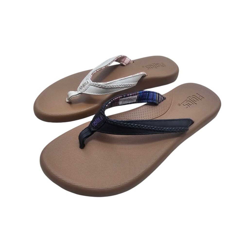 New Flojos Women's Flip Flops Multi-Colored 8